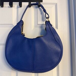 Blue Leather Women's Bag